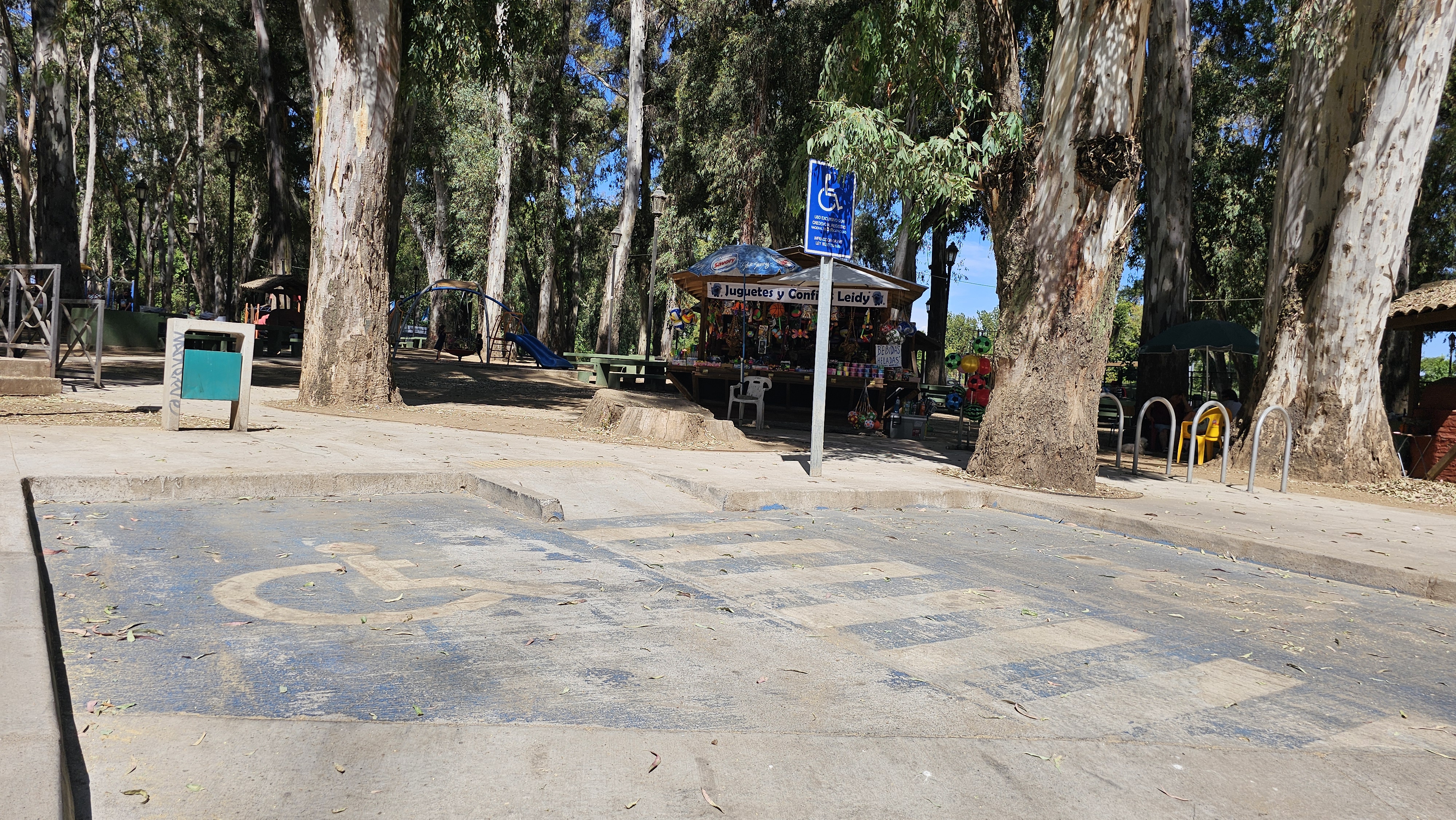 Fotografía del Estacionamiento para personas con discapacidad con dos espacios
